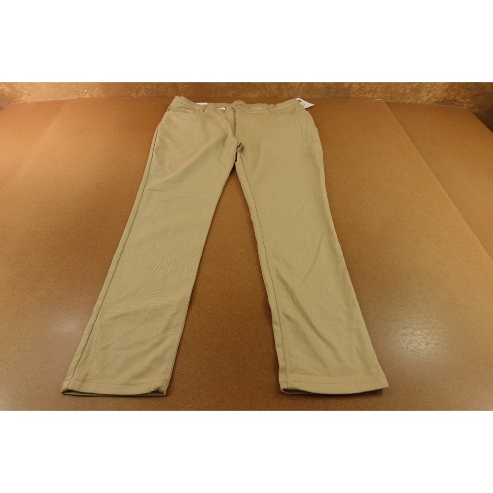 Galaxy by Harvic Girls Size 18 Khaki Stretch School Uniform Straight Pant NWT